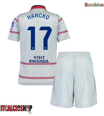 Atletico Madrid David Hancko #17 Terza Maglia Bambino 2026-27 Manica Corta (+ Pantaloni corti)
